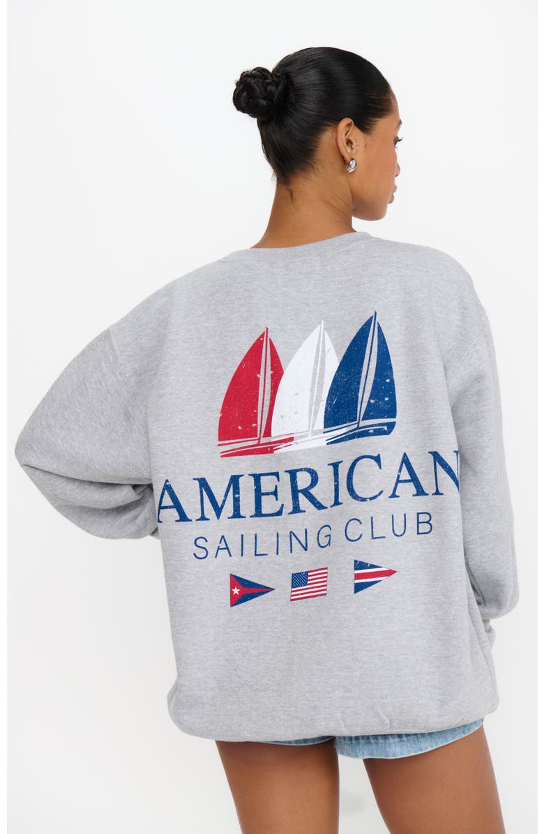 Show Me Your Mumu Stanley Sweatshirt, Main, color, Sailing Club Graphic