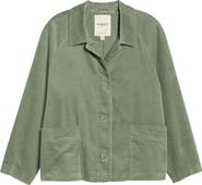 Seasalt Cornwall Ocean Mist Organic Cotton Chore Jacket