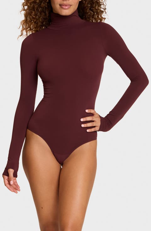 Ballet Turtleneck U-Back Bodysuit