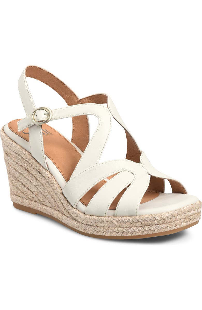 Söfft Norma Slingback Espadrille Platform Wedge Sandal, Main, color,