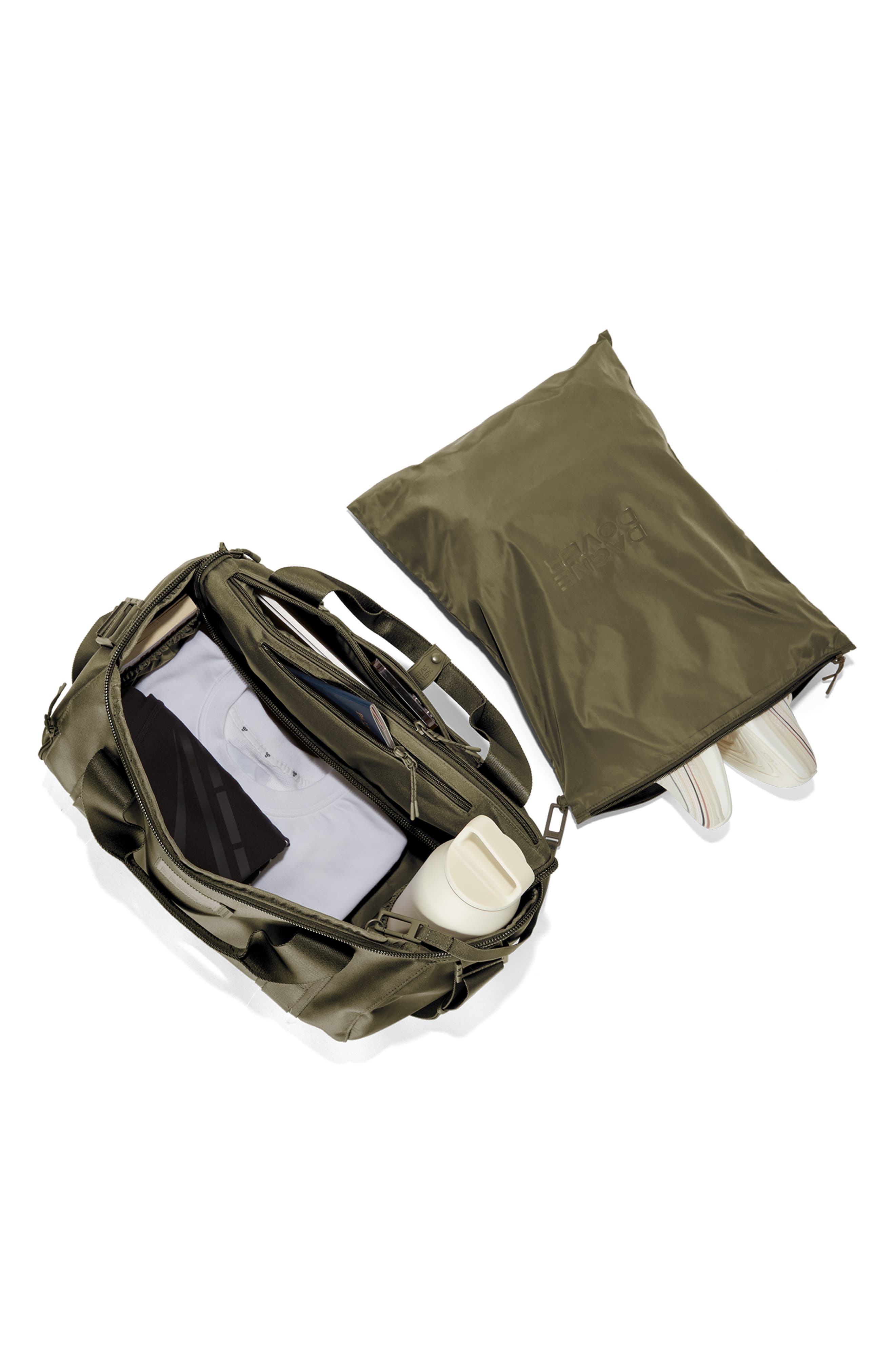 Denver Medium Convertible Duffle Bag, Alternate, color, DARK MOSS