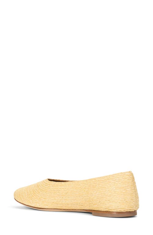 Staud Alba Raffia Ballet Flat