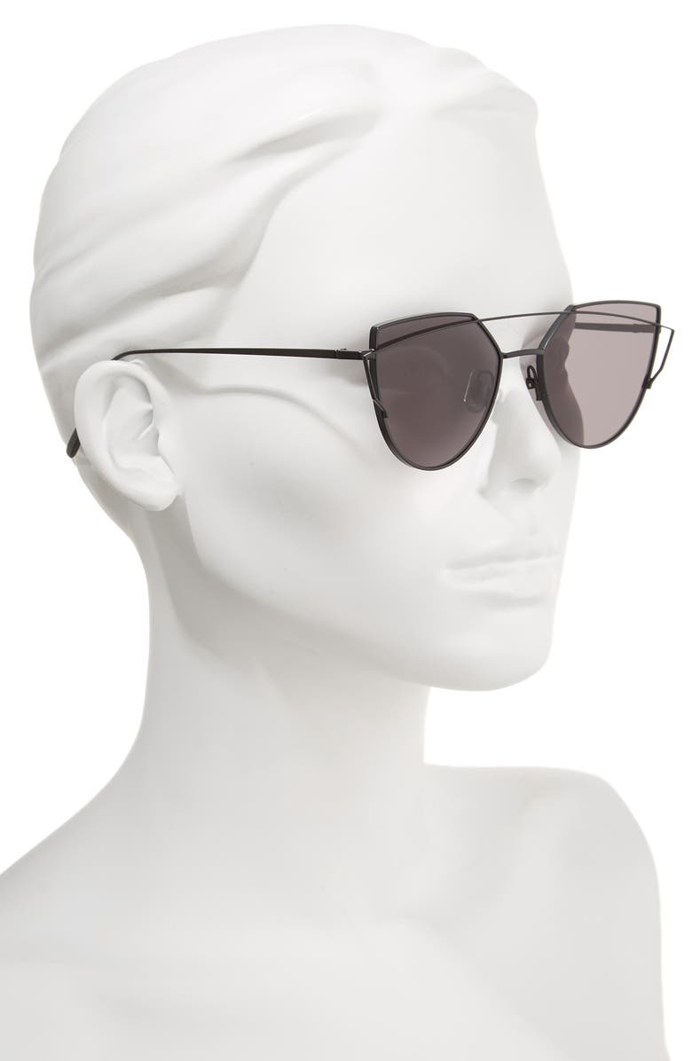 GENTLE MONSTER Love Punch 55mm Titanium Aviator Sunglasses, Alternate, color, 