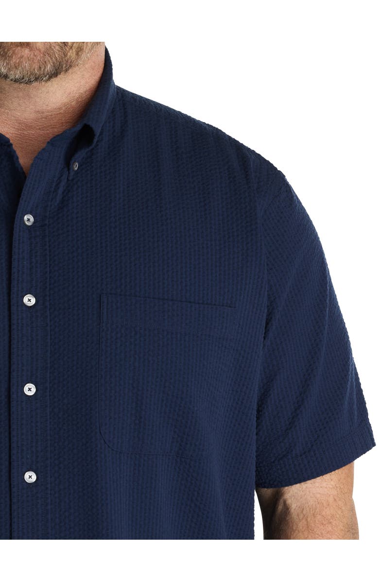 Brooks Brothers Big & Tall Seersucker Sport Shirt, Alternate, color, 
