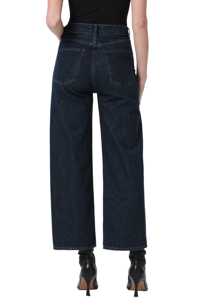AGOLDE Ren High Waist Ankle Wide Leg Jeans, Alternate, color,