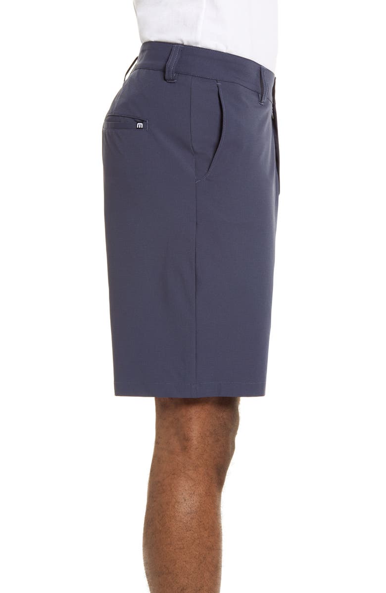 TravisMathew Starnes Stretch Performance Shorts, Alternate, color, Mood Indigo