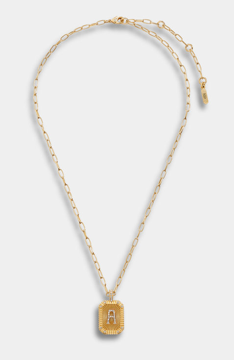 Heirloom Initial Pendant Necklace