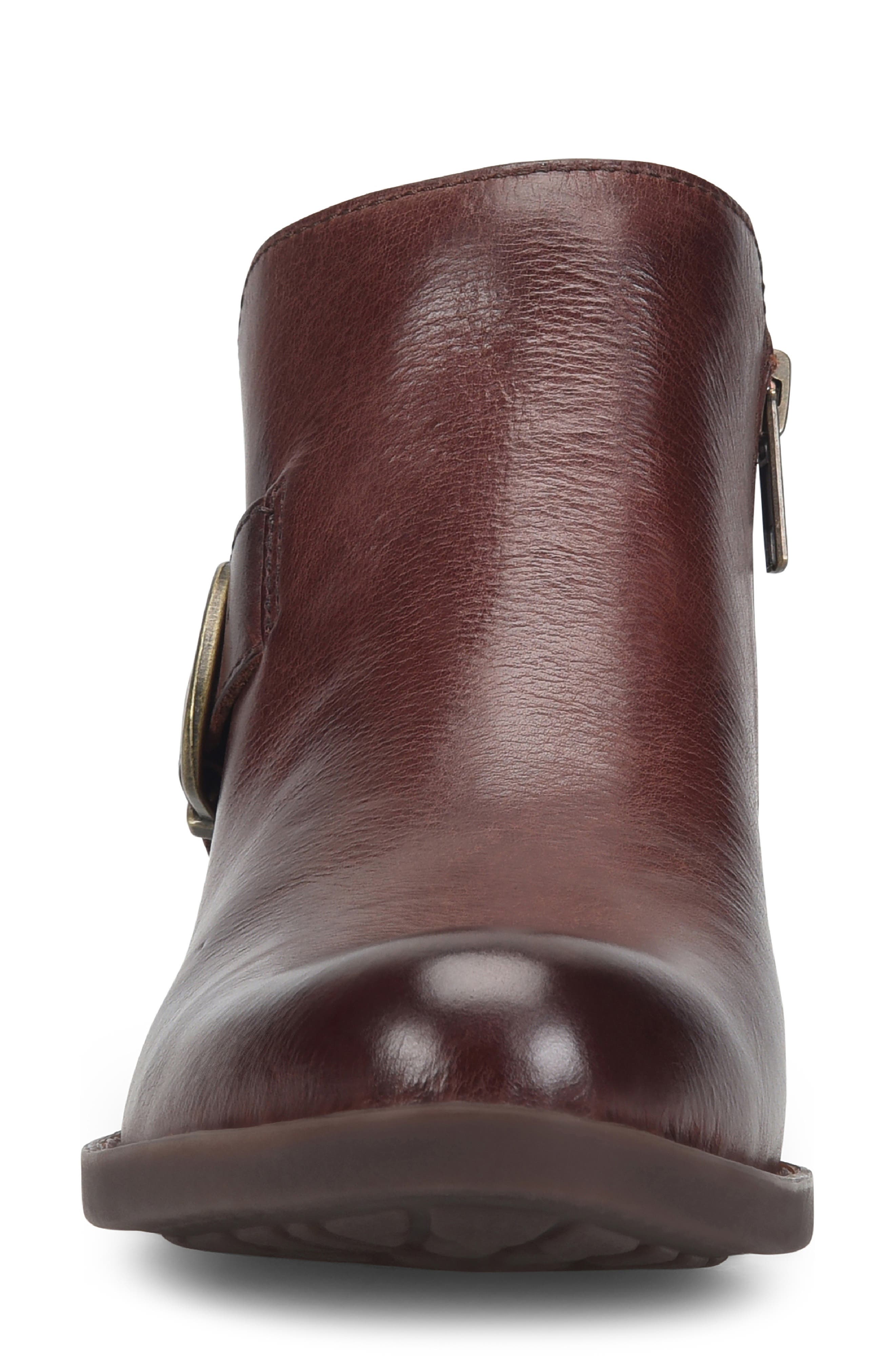 Kace Bootie, Alternate, color, BROWN LEATHER