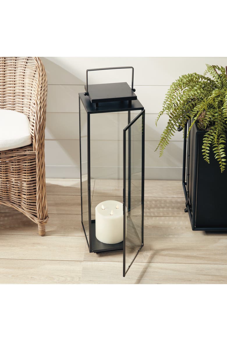 Alden Lantern, Alternate, color, Black