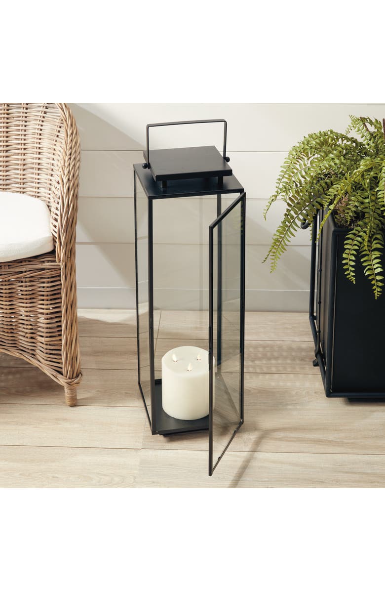 Napa Home & Garden Alden Lantern, Alternate, color, Black