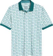 Swannies Sun Floral Piqué Performance Golf Polo