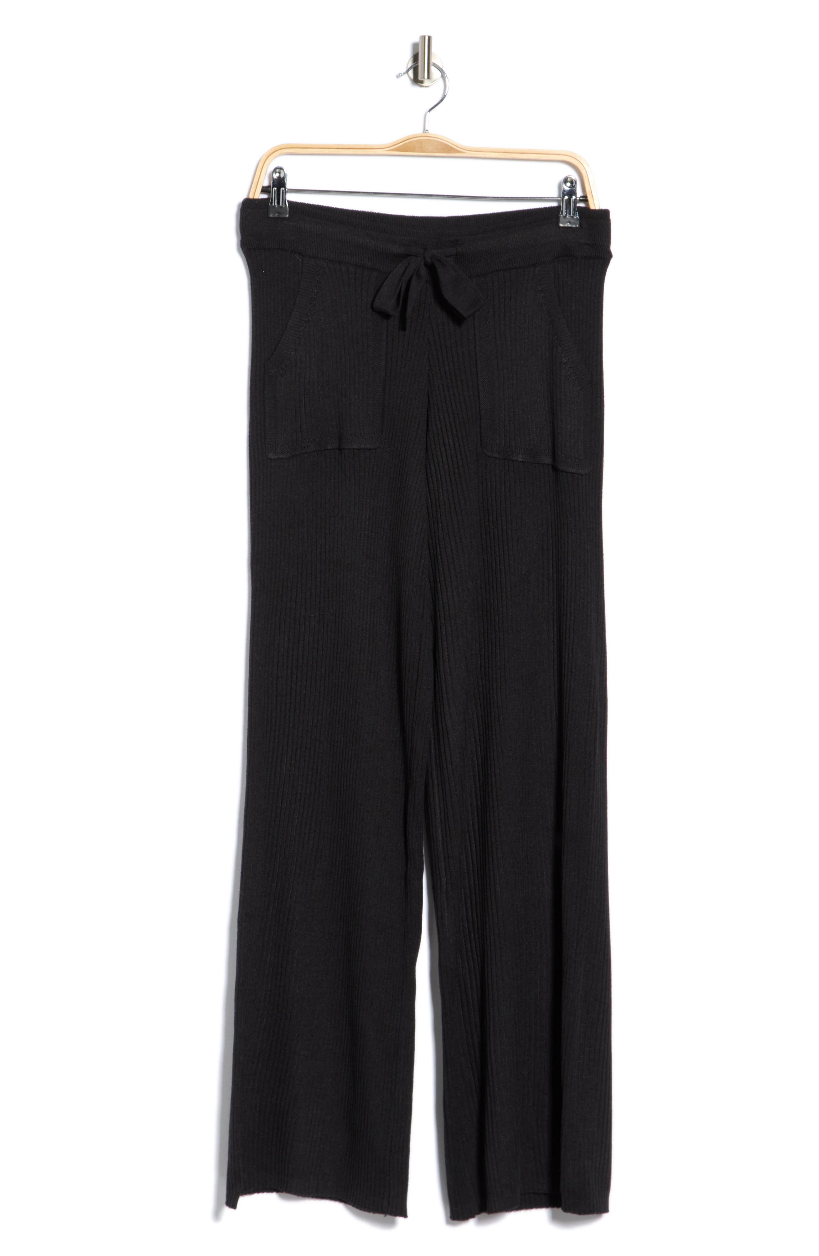Georgie Rib Knit Wide Leg Pants