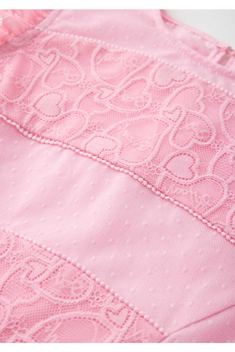 Lucy Frill Mini Dress, Alternate, color, Pink