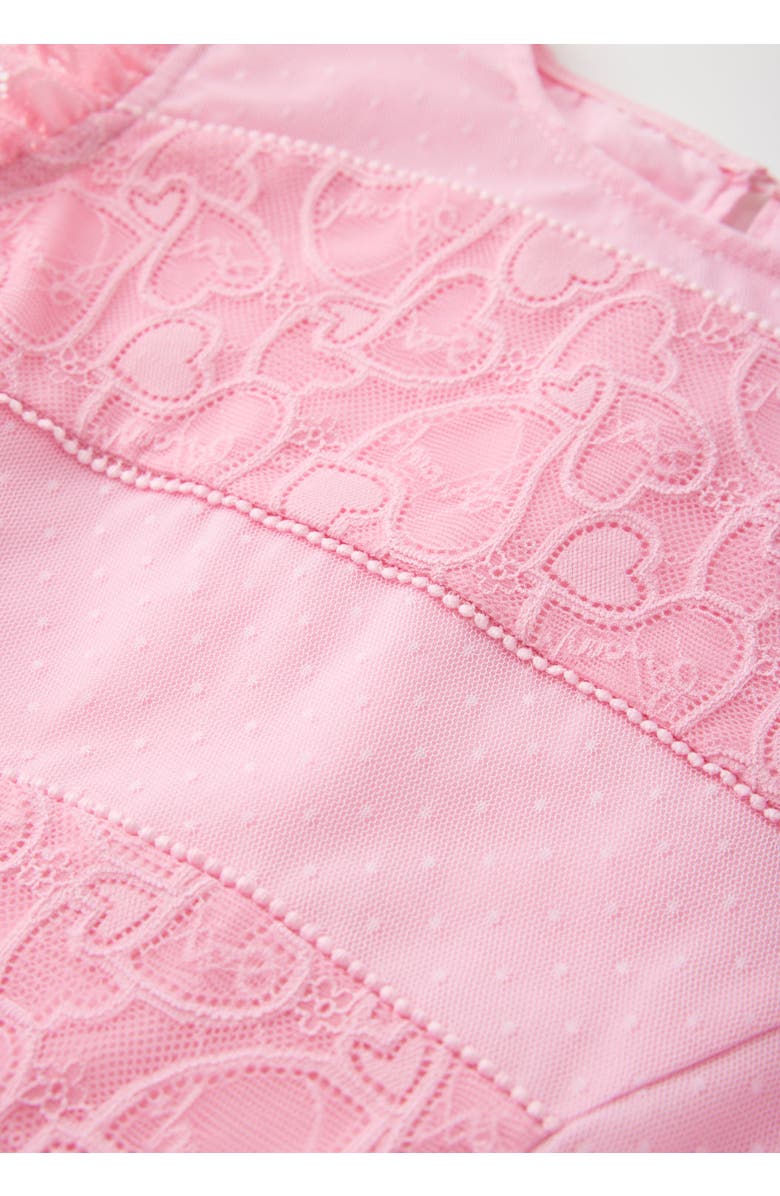 Marlo Kids Lucy Frill Mini Dress, Alternate, color, Pink