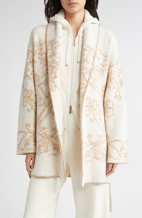 Eleventy Cashmere Jacquard Knit Sweater Jacket
