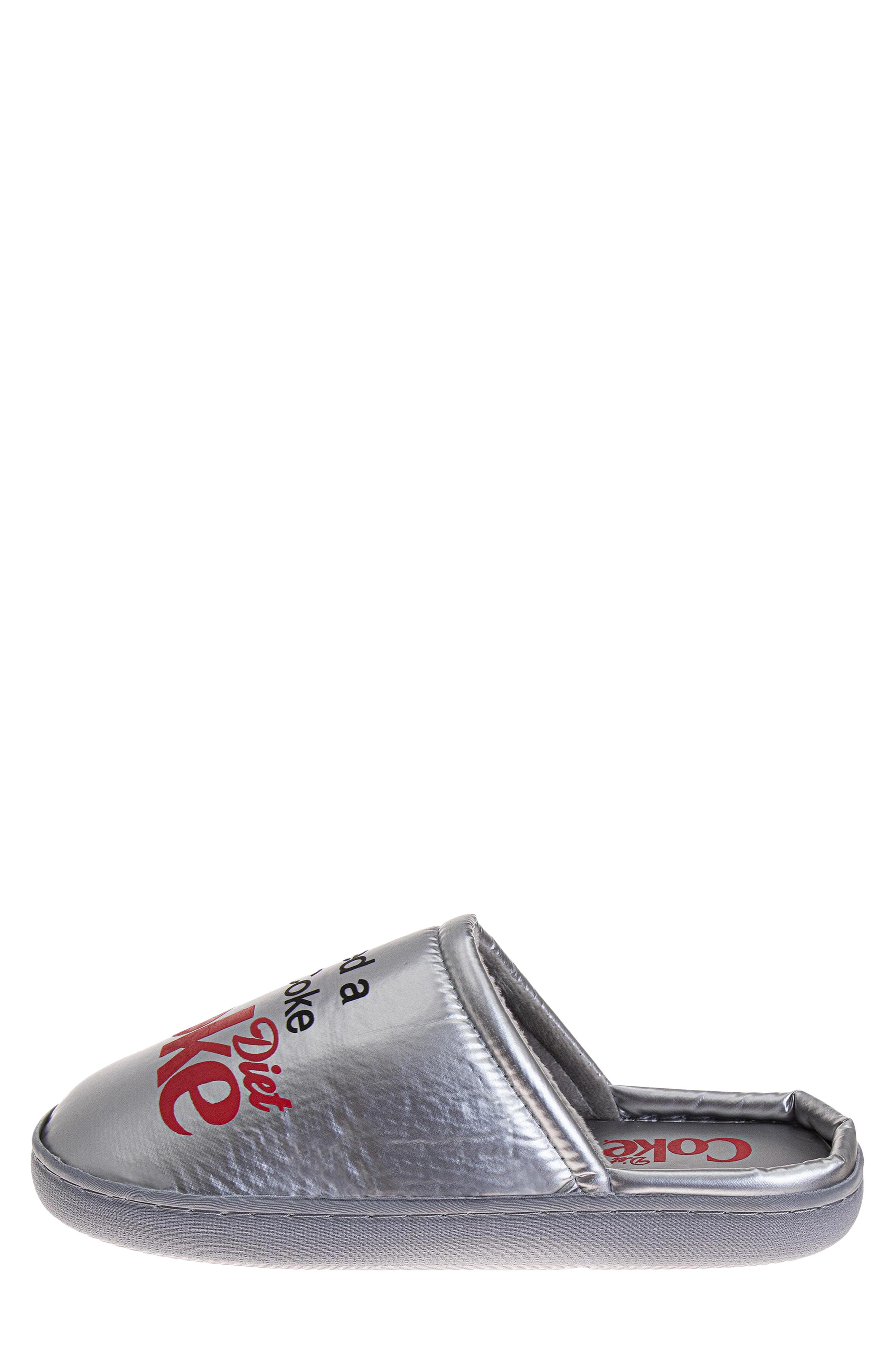 Diet Coke® Slipper, Alternate, color, GREY