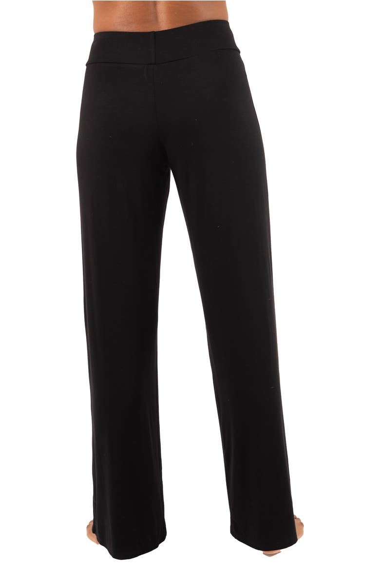 Power Palazzo Lounge Pant, Alternate, color, Black