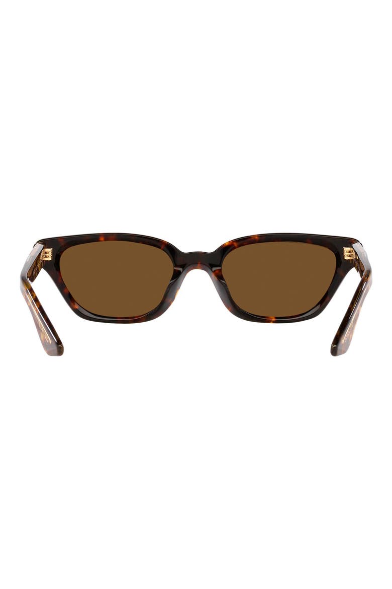 x KHAITE 1983C 52mm Irregular Sunglasses, Alternate, color, DARK TORTOISE
