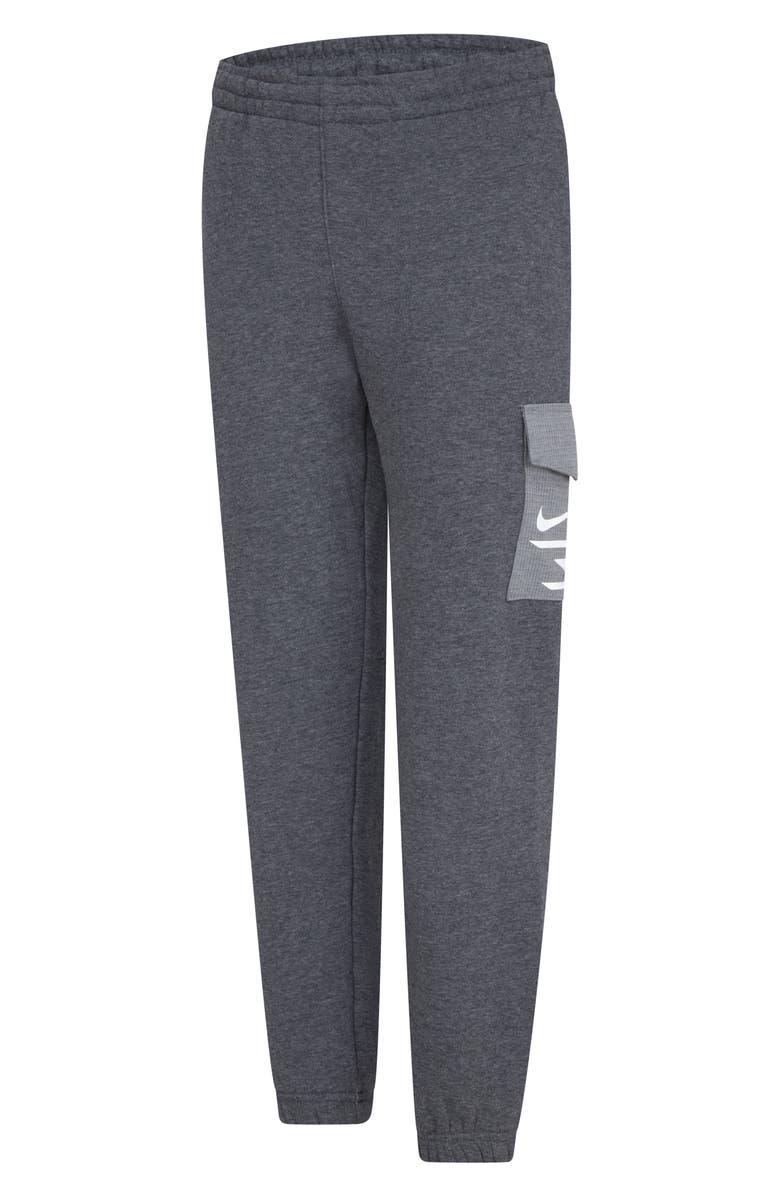 3 Brand Kids' Cargo Sweatpants, Alternate, color, Charcoal Heather