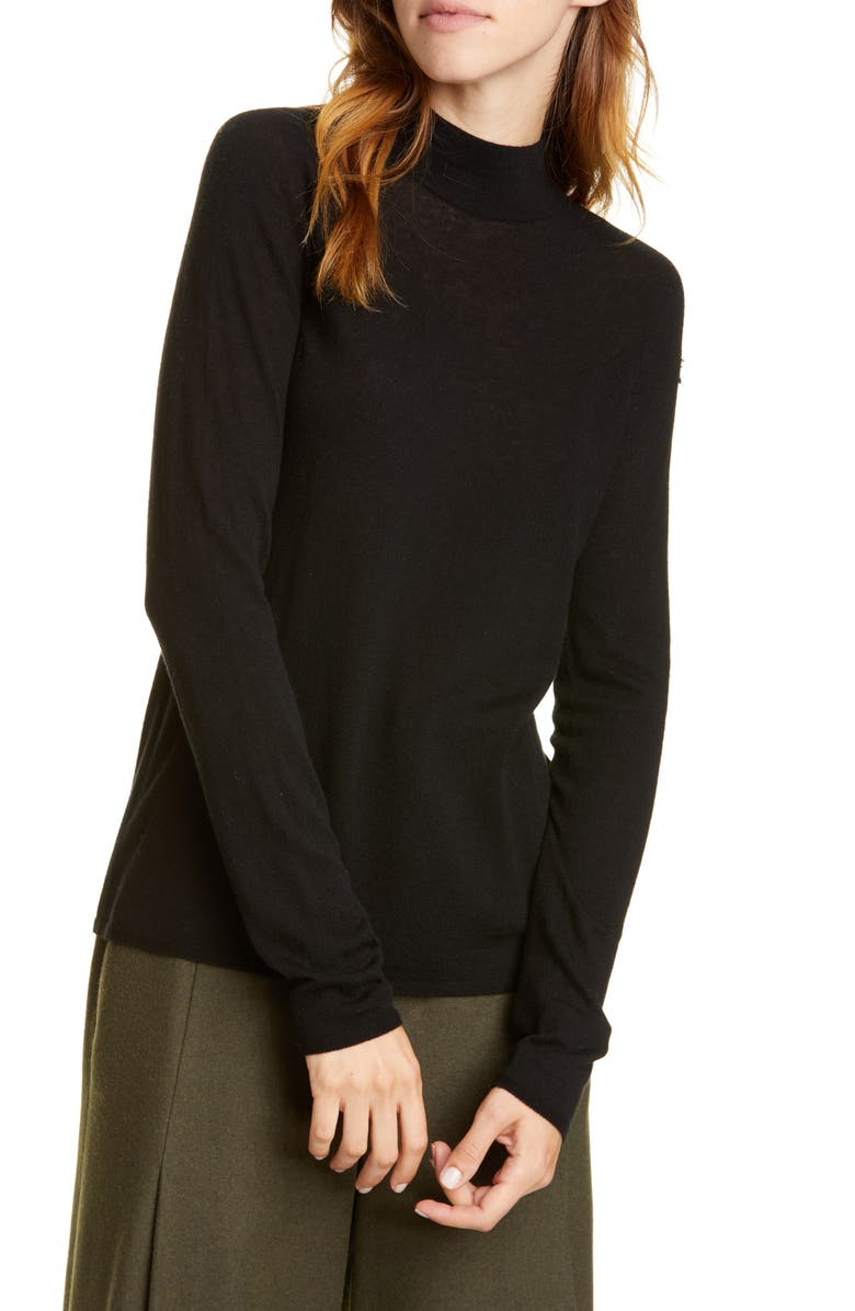 Vince Seamless Wool Blend Mock Neck Top, Main, color, 