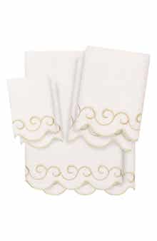 Simplicity Scallop 6-Piece Turkish Cotton Towel Set