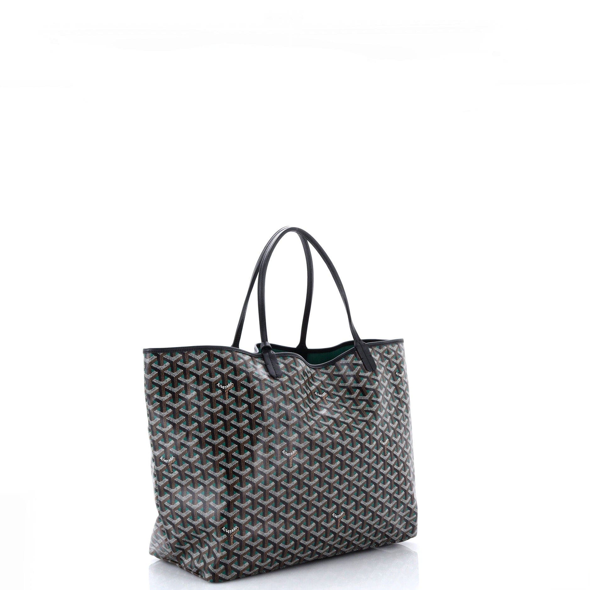 Saint Louis Tote Claire Voie Coated Canvas GM, Alternate, color, Green
