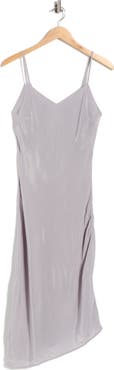 AG Asymmetric Midi Slipdress