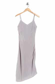 AG Asymmetric Midi Slipdress