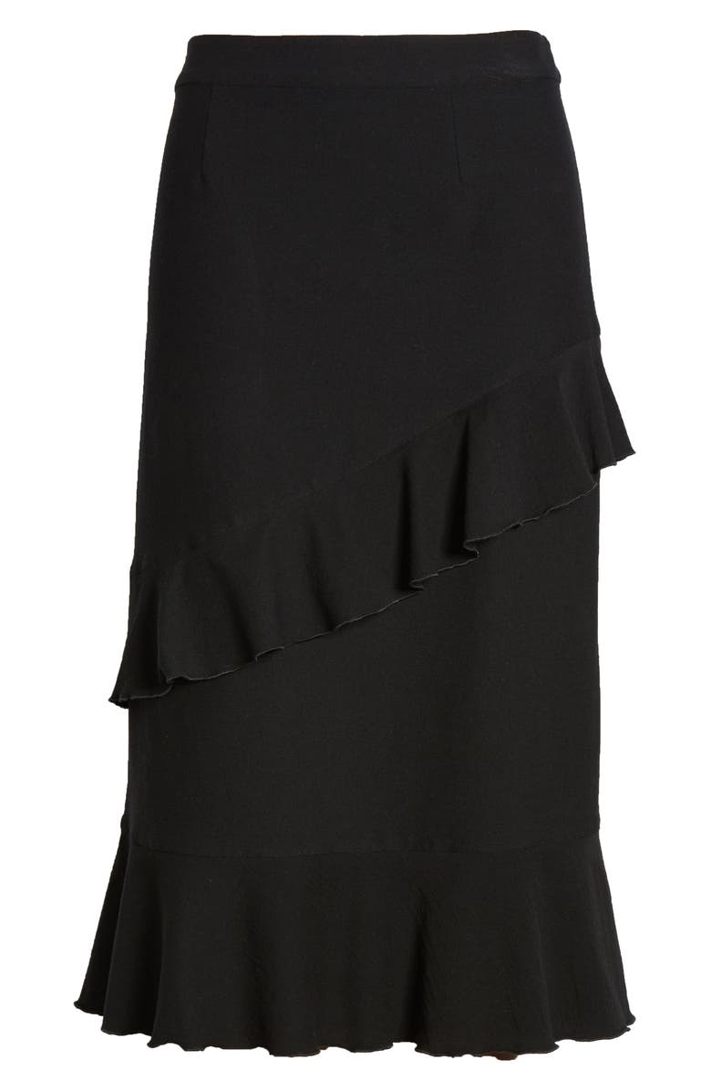 Ming Wang Ruffle Skirt, Alternate, color, 