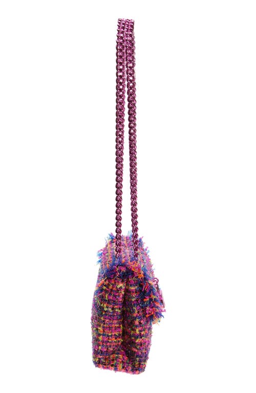 Kurt Geiger London Tweed Mini Bixton Shoulder Bag In Multi