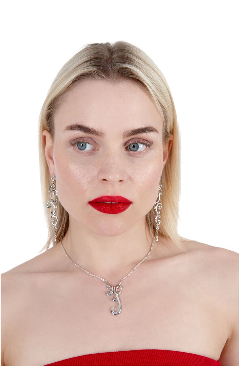 Lucy Quartermaine Element Air Pendant, Alternate, color, Sterling Silver