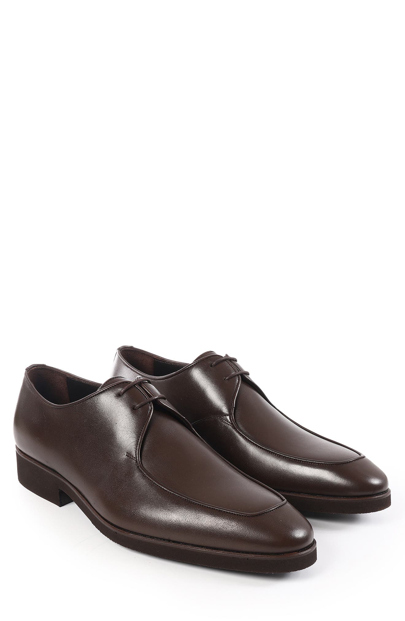 Baymont Apron Toe Oxford, Alternate, color, DARK BROWN
