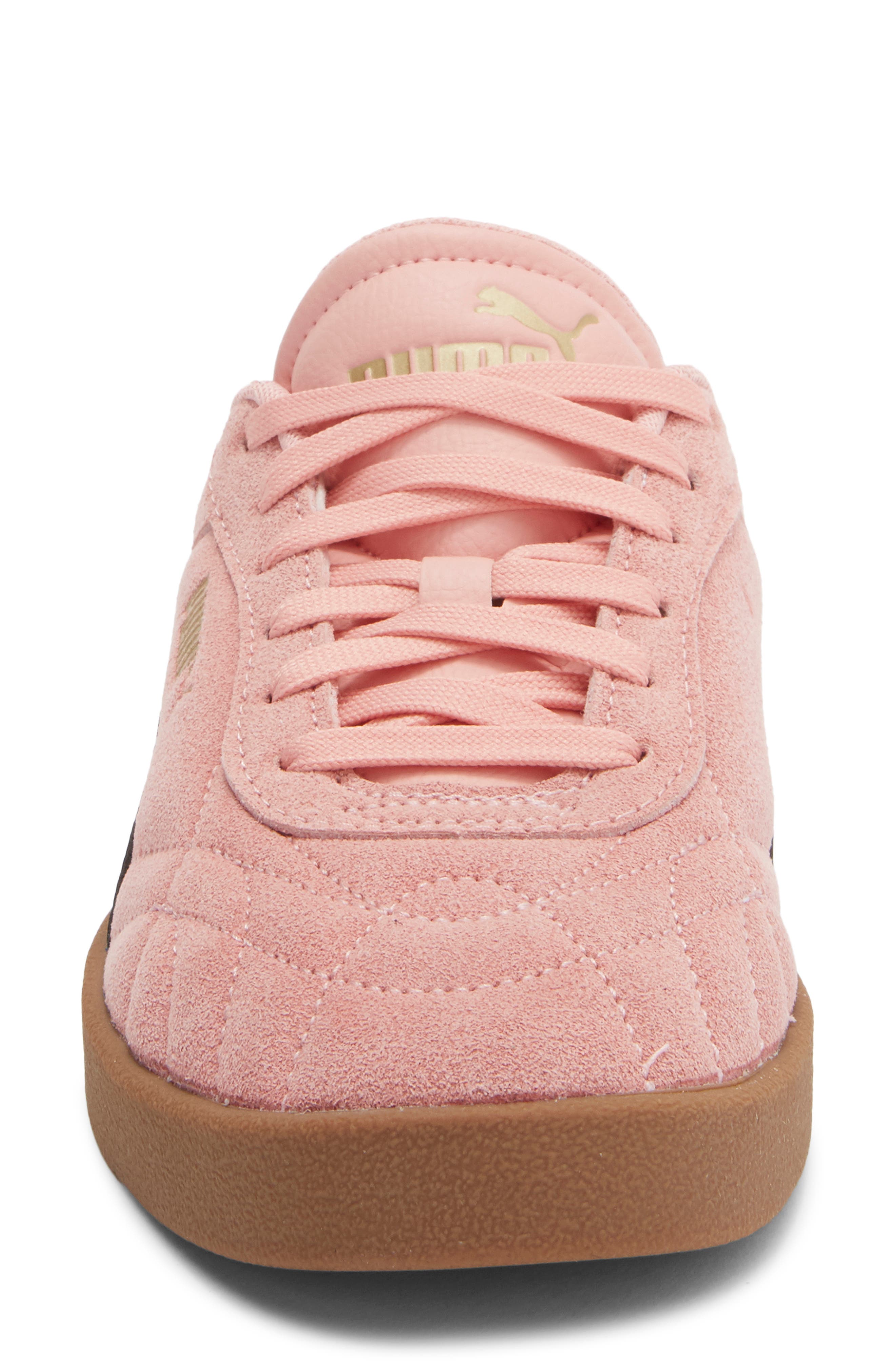 PUMA Club II Indoor Sneaker, Alternate, color, Rosy Outlook/ Puma Navy