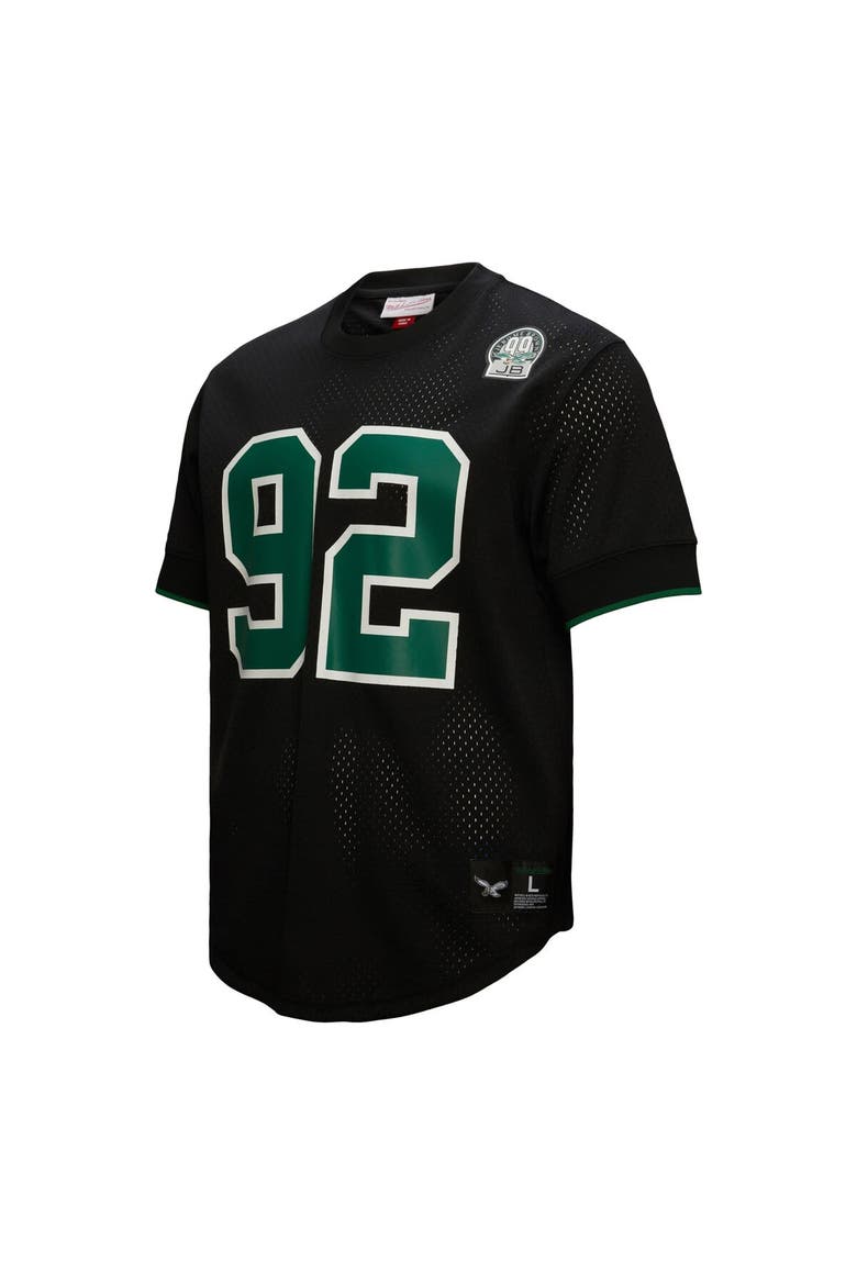 Men's Mitchell & Ness Reggie White Black Philadelphia Eagles Retired Player Name & Number Mesh Top, Alternate, color, Black