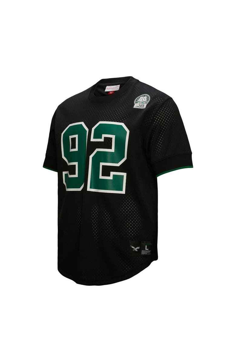 Mitchell & Ness Men's Mitchell & Ness Reggie White Black Philadelphia Eagles Retired Player Name & Number Mesh Top, Alternate, color, Black