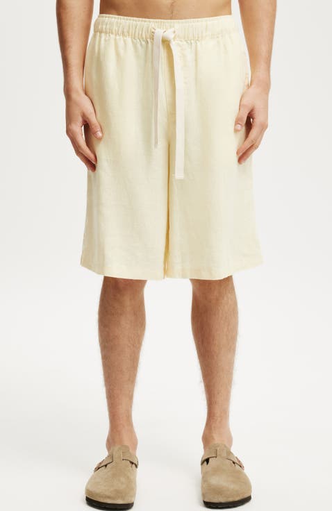 Men's Baggy Linen Short