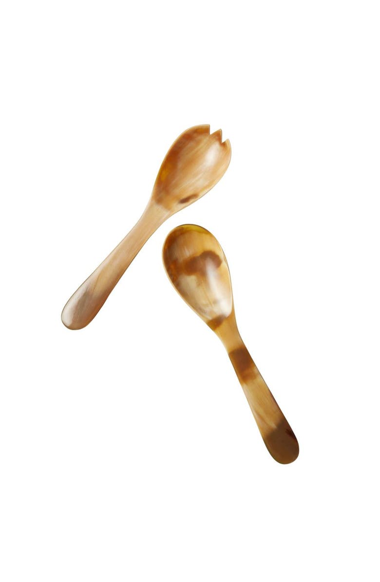 Be Home Light Horn Serving Set, Main, color, Brown