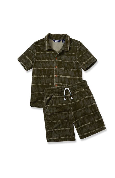 Boys Short Sleeve Terry Cover Up Set