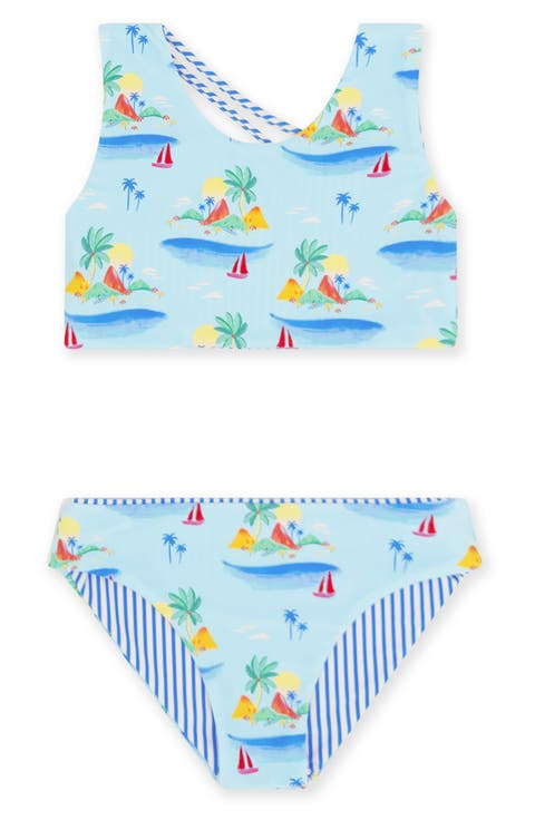 Kids' Summer Sun Reversible Two-Piece Swimsuit (Toddler)