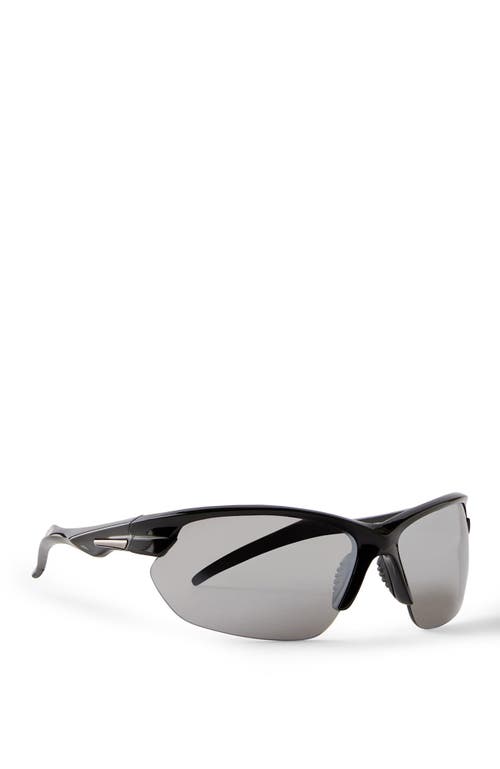 Cotton On Offline Sunglasses In Black Black Smoke Mirror