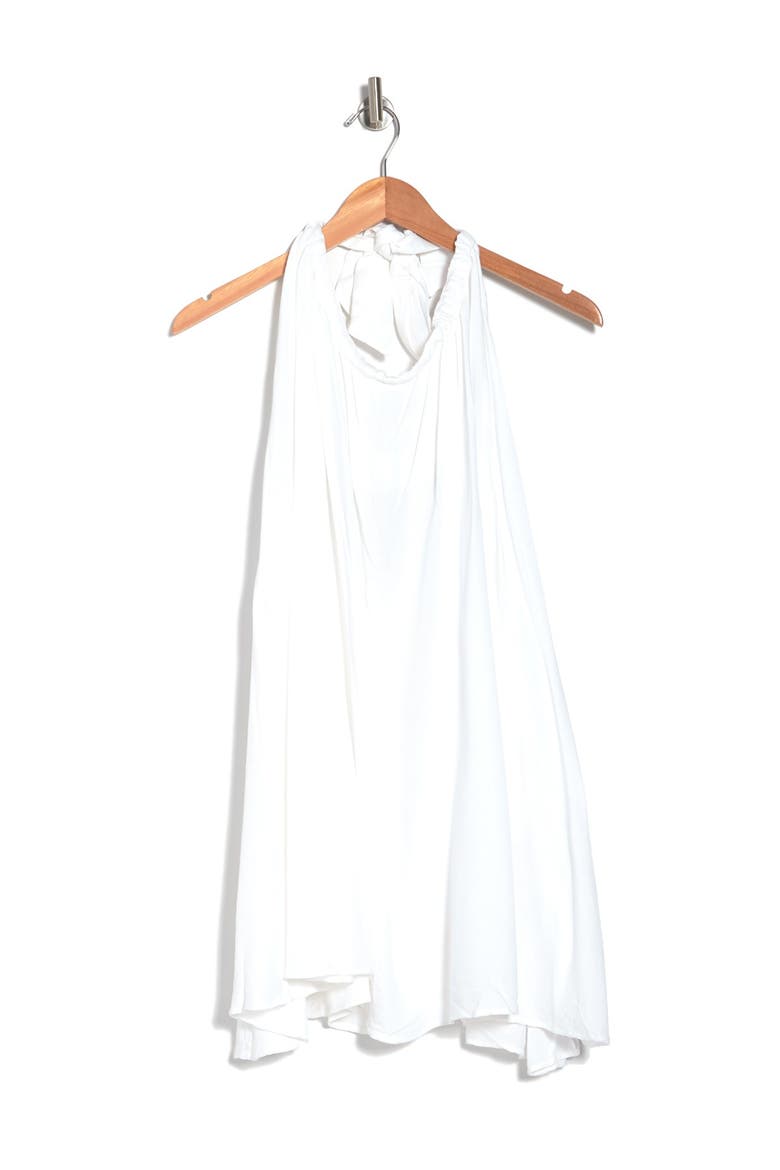 Halter Neck Cover-Up Dress, Alternate, color, WHITE