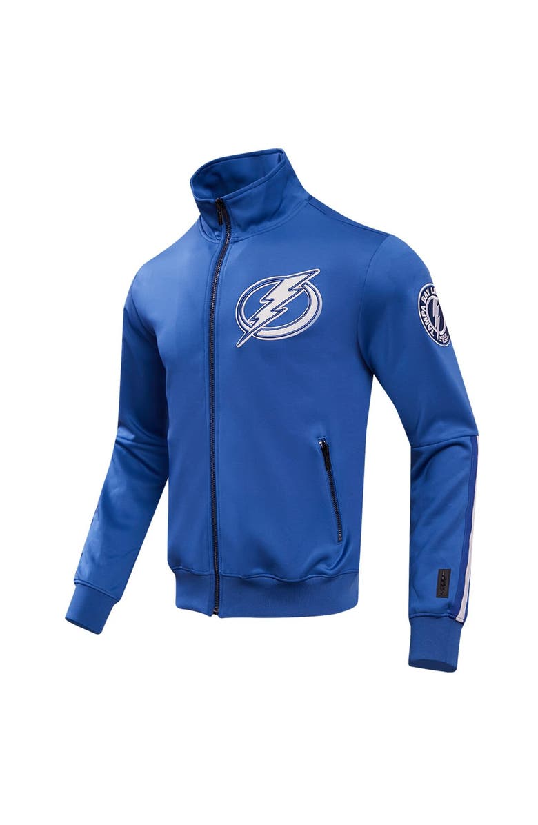 PRO STANDARD Men's Pro Standard Blue Tampa Bay Lightning Classic Chenille Full-Zip Track Jacket, Alternate, color, Blue