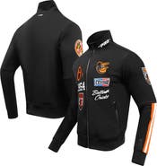 PRO STANDARD Men's Pro Standard Black Baltimore Orioles Fast Lane Full-Zip Track Jacket