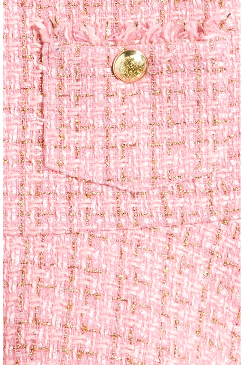 Kids' Ruby Metallic Bouclé Party Dress, Alternate, color, BUBBLEGUM