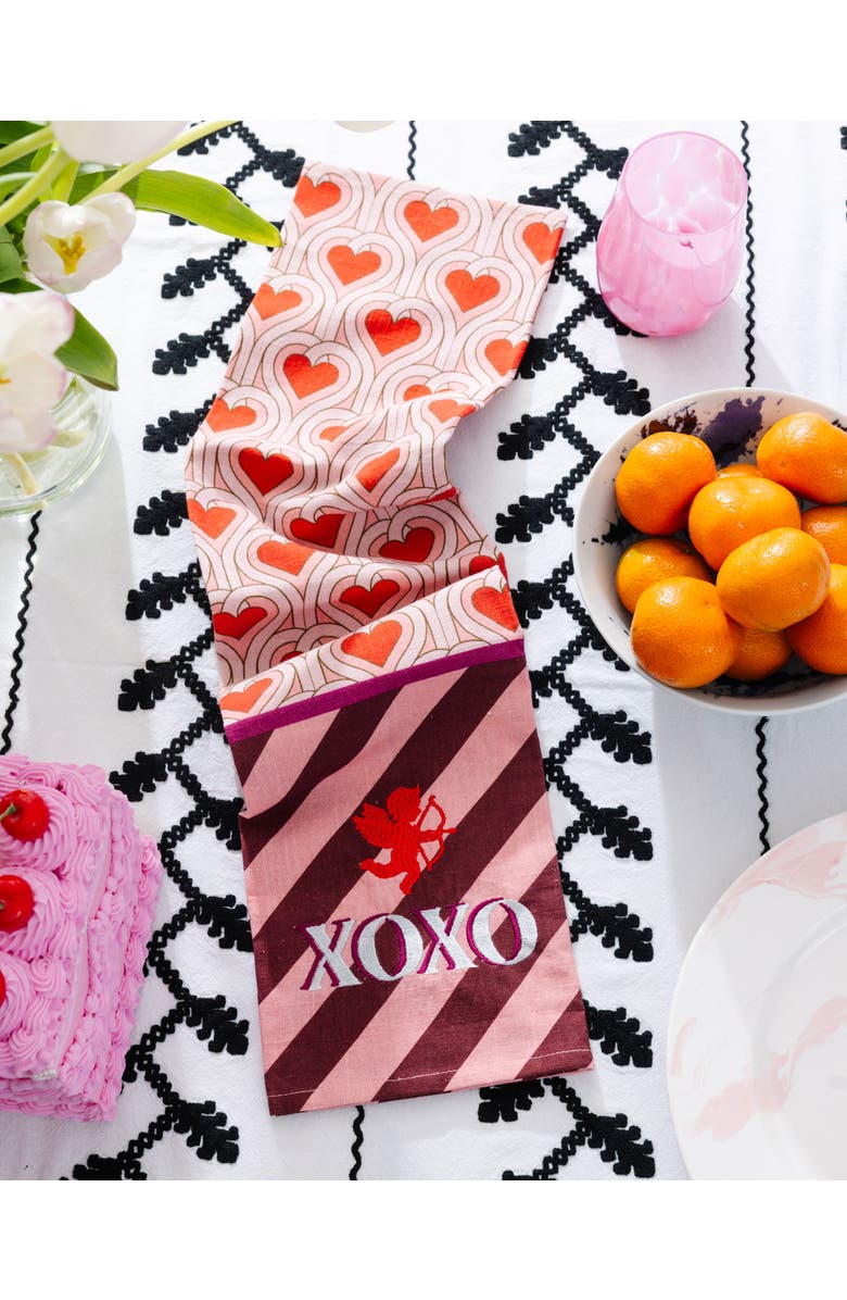 Furbish Hugs 
Kisses Dish Towel, Alternate, color, Xoxo