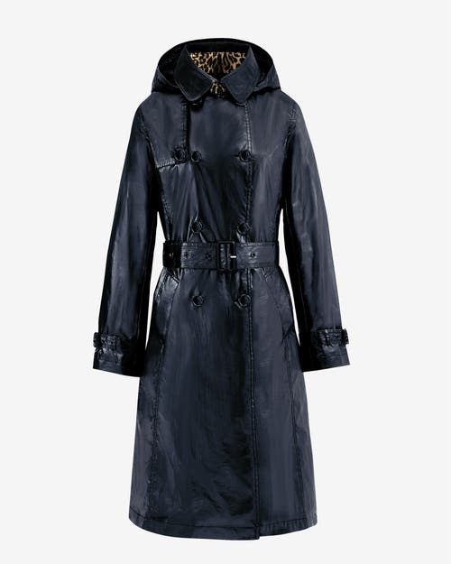 Jane Post Downtown Rain Trench In Black