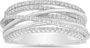 Queen Jewels Crossover Cubic Zirconia Ring