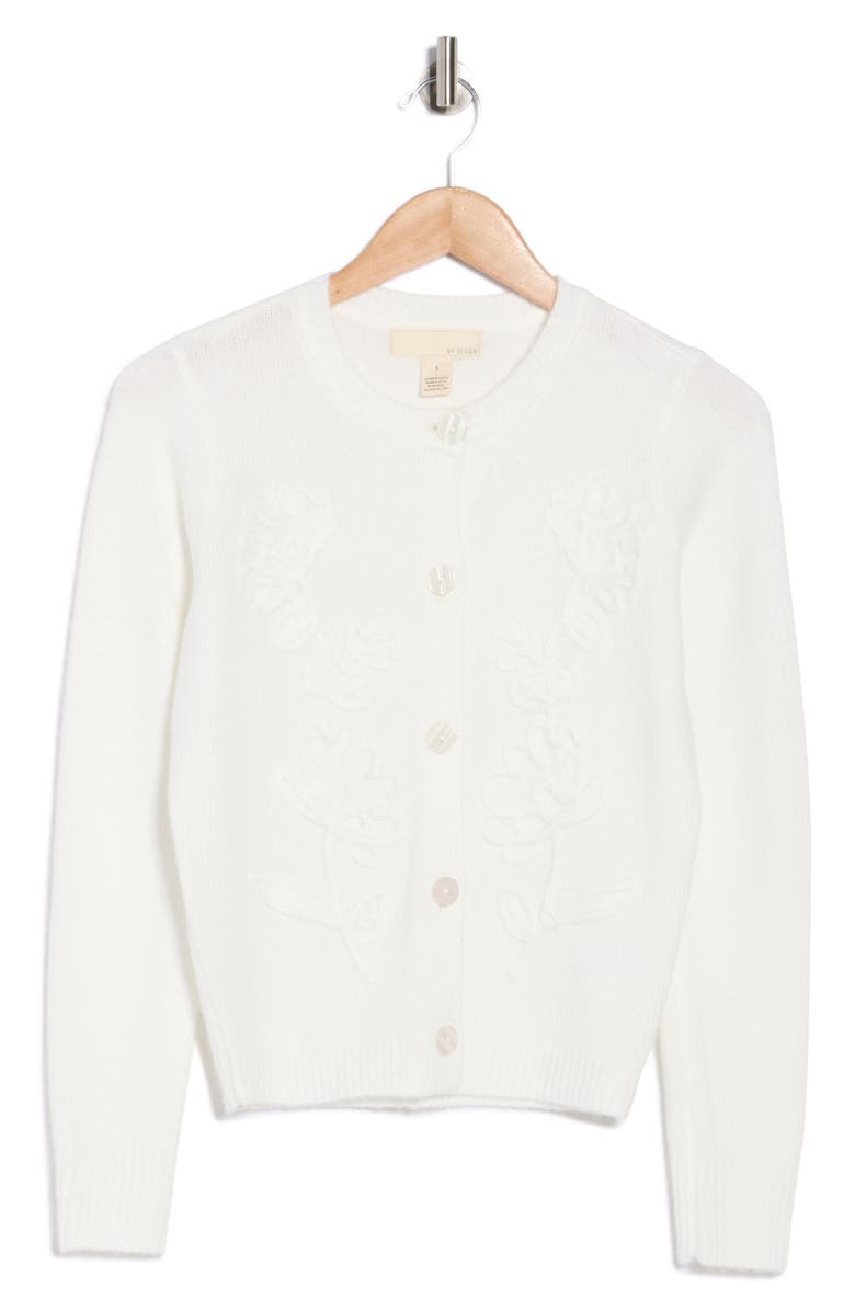 BY DESIGN Hyacinth Cardigan, Alternate, color, White