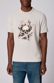 PS Paul Smith Skull Floral Graphic T-Shirt