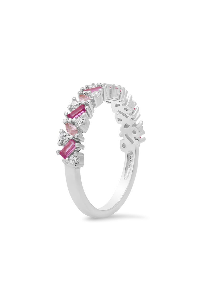 Queen Jewels Ombré Ring, Alternate, color, Silver